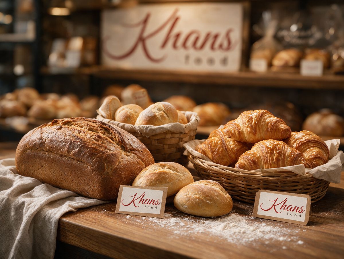 Freshly baked breads at Khan's Homestead Park bakery