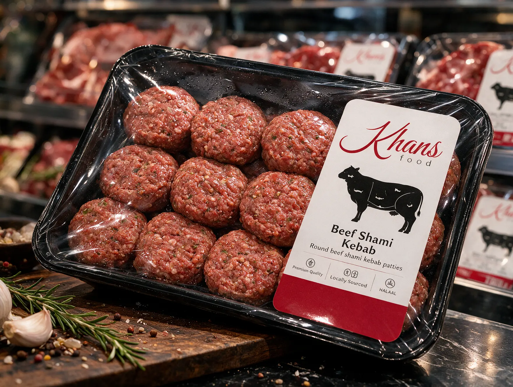 Beef Shami Kebab Round